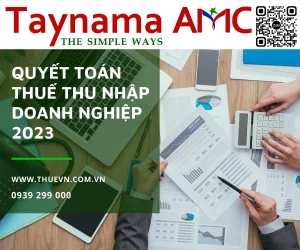 Quyết toán thuế thu nhập doanh nghiệp 2023