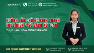 HƯỚNG DẪN HỘ KINH DOANH THỰC HIỆN 7 SỔ KẾ TOÁN TRÊN PHẦN MỀM