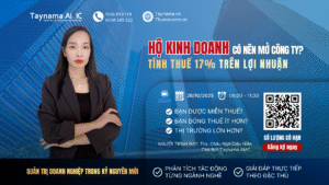 Hộ kinh doanh có nên lên Doanh nghiệp khi tính thuế 17 % trên lợi nhuận