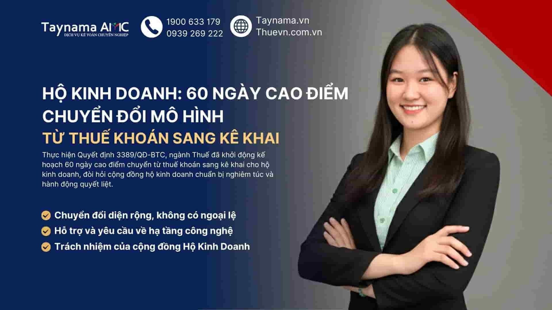 Hộ Kinh Doanh: 60 ngày cao điểm chuyển đổi mô hình từ thuế khoán sang kê khai