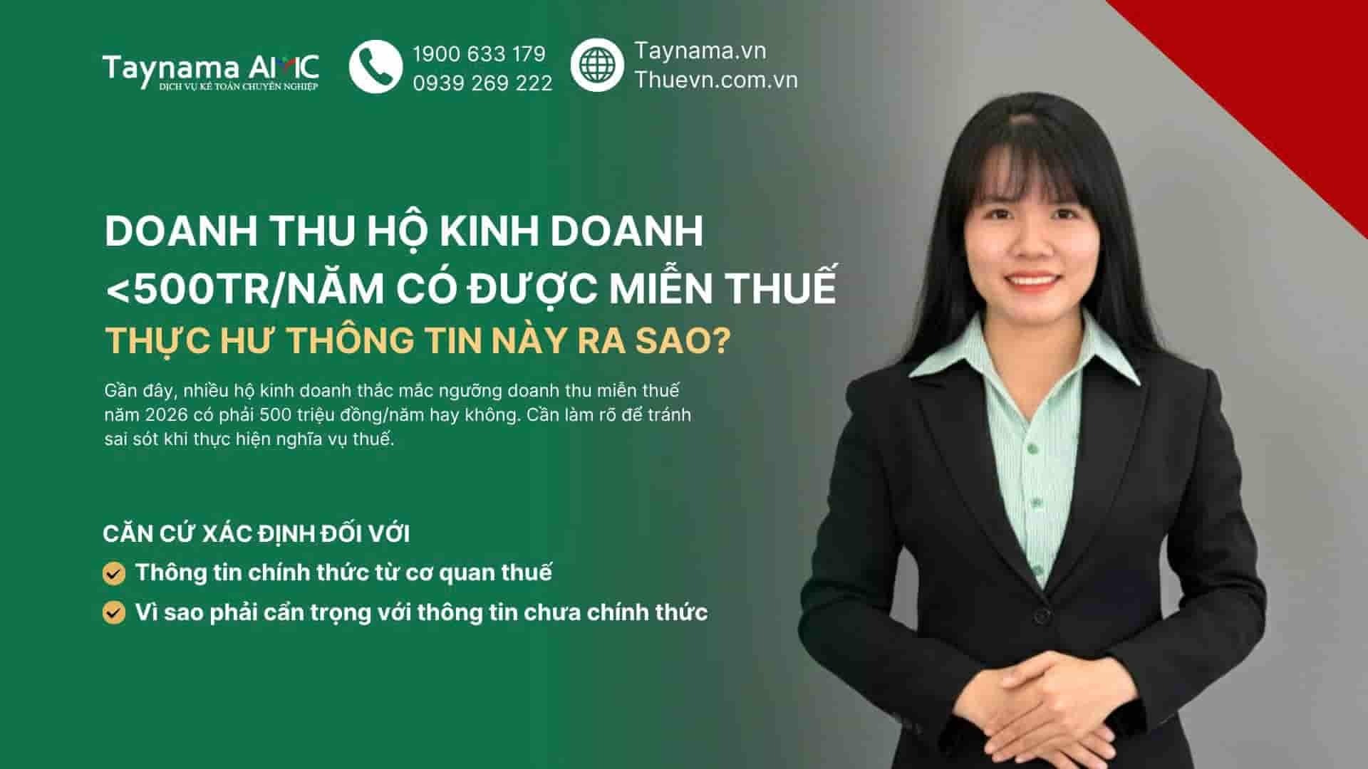 Nhiều Hộ Kinh Doanh đang nhầm lẫn về chính sách thuế mới