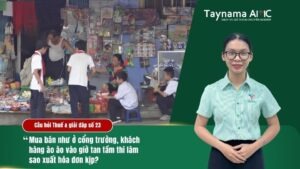 HỘ KINH DOANH TẠP HÓA LÀM SAO CÓ THỂ XUẤT HÓA ĐƠN KỊP THỜI TRONG THỜI ĐIỂM CÓ NHIỀU KHÁCH HÀNG, ĐẶC BIỆT LÀ KHI CÓ NHIỀU HỌC SINH VÀO MUA HÀNG LÚC GIỜ TAN HỌC