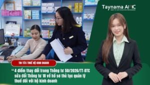 THÔNG TƯ 502026TT-BTC SỬA ĐỔI THÔNG TƯ 18 VỀ HỒ SƠ THỦ TỤC QUẢN LÝ THUẾ ĐỐI VỚI HỘ KINH DOANH