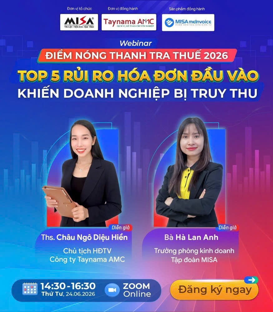 ĐIỂM NÓNG THANH TRA THUẾ 2026: TOP 5 RỦI RO HÓA ĐƠN ĐẦU VÀO KHIẾN DOANH NGHIỆP BỊ TRUY THU