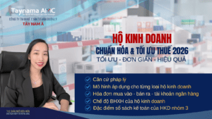 Chuẩn hóa & Tối ưu thuế Hộ kinh doanh triển khai chính sách thuế 2026