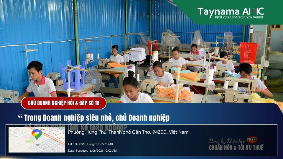 CHỦ DOANH NGHIỆP CÓ ĐƯỢC PHÉP LÀM KẾ TOÁN TRONG DOANH NGHIỆP SIÊU NHỎ KHÔNG