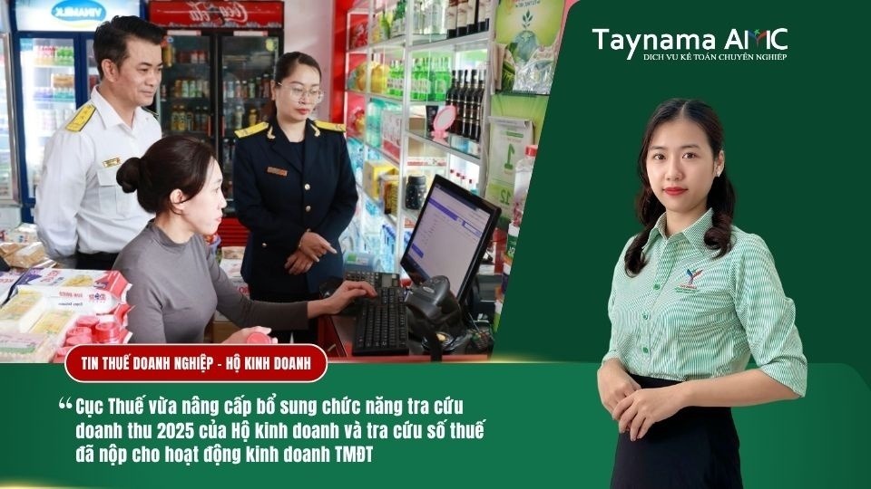 HỘ KINH DOANH CÓ THỂ TRA CỨU DOANH THU 2025 CÙNG VỚI SỐ THUẾ ĐÃ NỘP CHO HOẠT ĐỘNG KINH DOANH TMĐT THÔNG QUA CHỨC NĂNG ĐÃ ĐƯỢC NÂNG CẤP BỔ SUNG BỞI CỤC THUẾ NHƯ THẾ NÀO