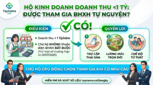 Doanh Thu Dưới 1 Tỷ, Chủ Hộ Kinh Doanh Có Được Tham Gia BHXH Tự Nguyện?