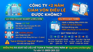 Giải Đáp: Công Ty Thành Lập Chưa Đủ 2 Năm Có Được Giảm Vốn Điều Lệ Không?