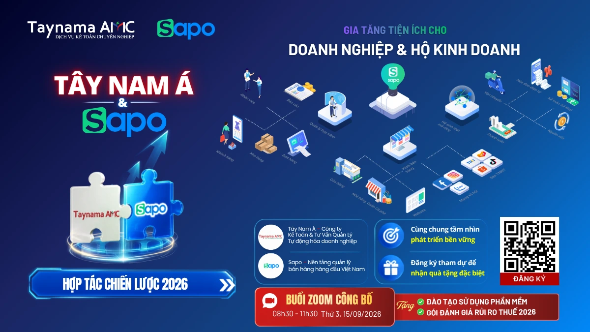 Buổi zoom công bố: Hợp tác chiến lược Tây Nam Á & Sapo